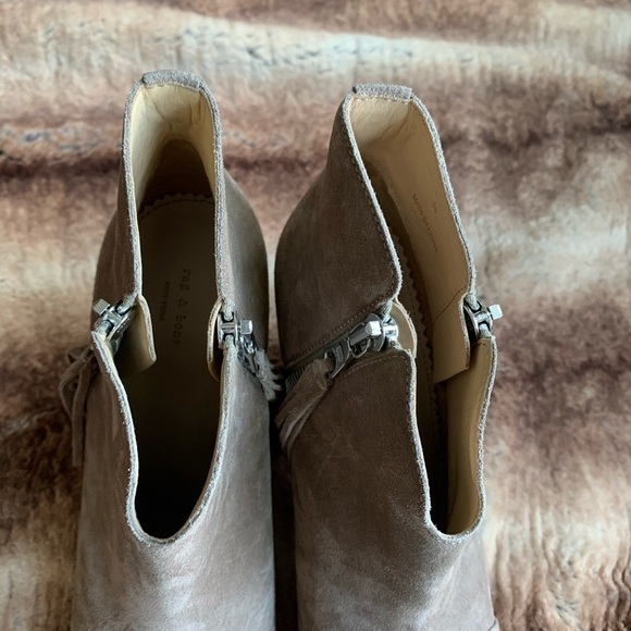 Rag and Bone Margot Fringe Suede Booties - Picture 6 of 12